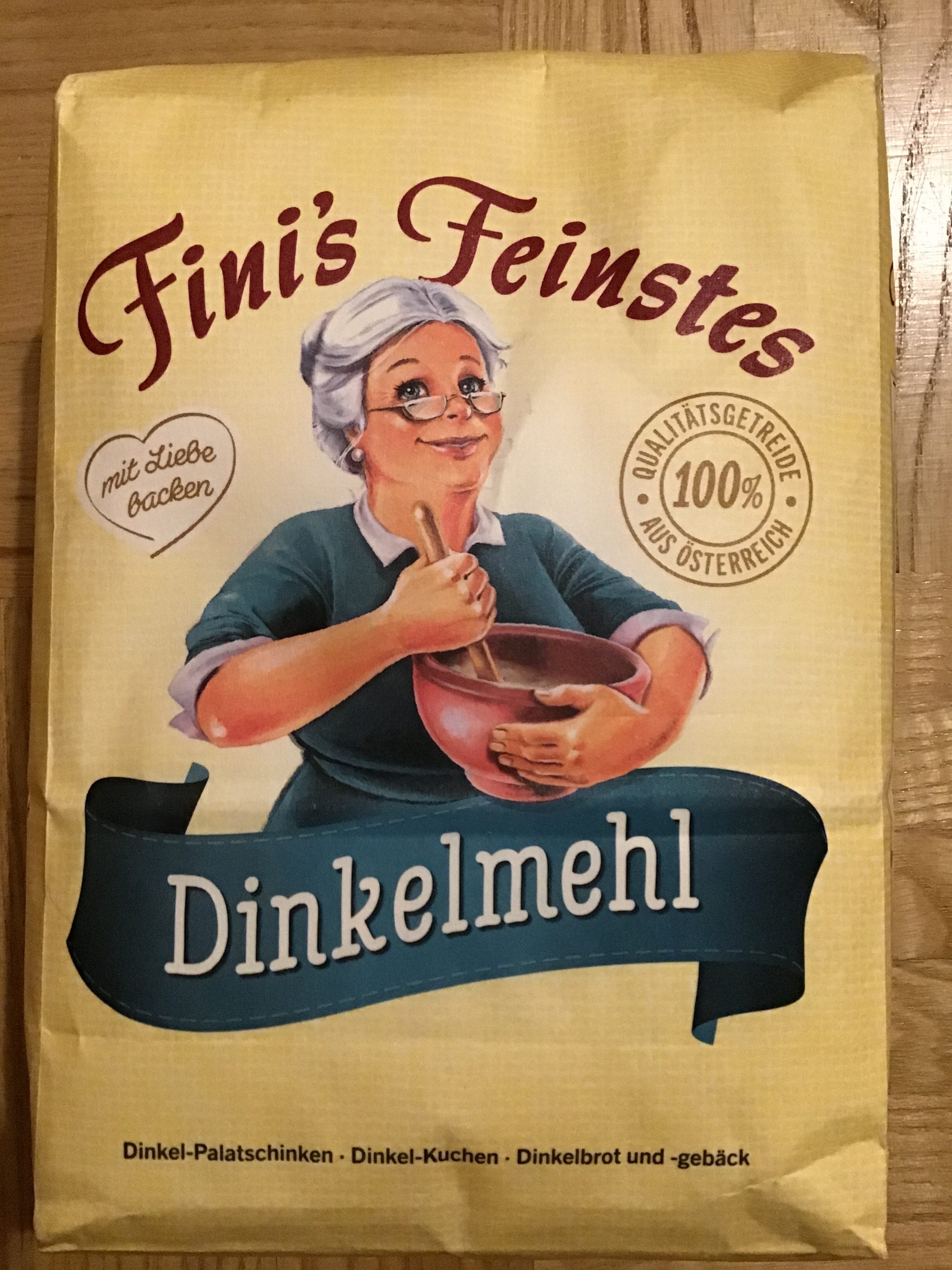 Dinkelmehl 1kg,Fini's Feinstes - Produkt