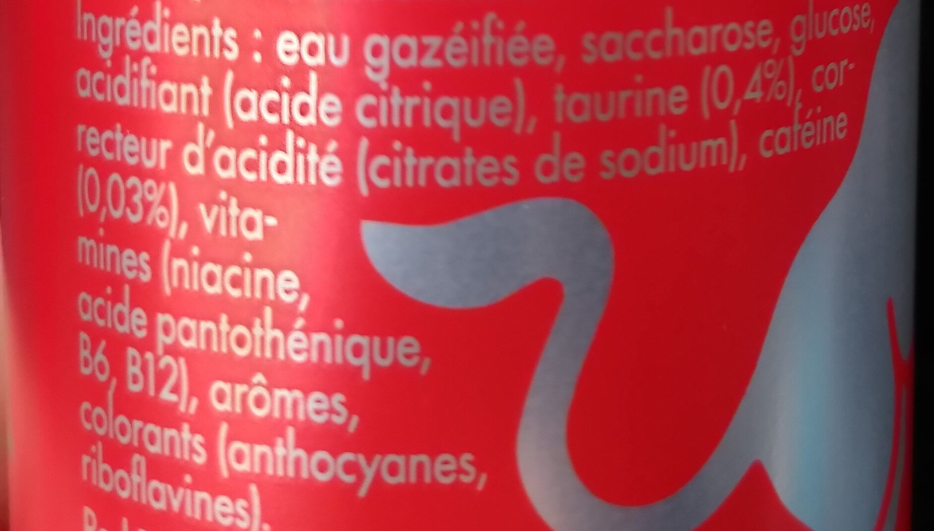 The Red Edition - goût pastèque - Ingrédients