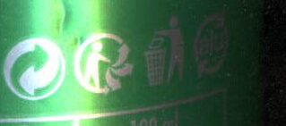Red Bull - Green Edition - Goût fruit du dragon - Instruction de recyclage et/ou informations d'emballage