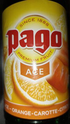 Pago Ace - Orange - Carotte - Citron - Produit