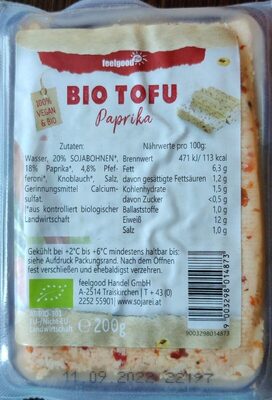 Bio Tofu Paprika - Product - fr