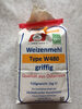 Weizenmehl griffig Type W480 - Produkt