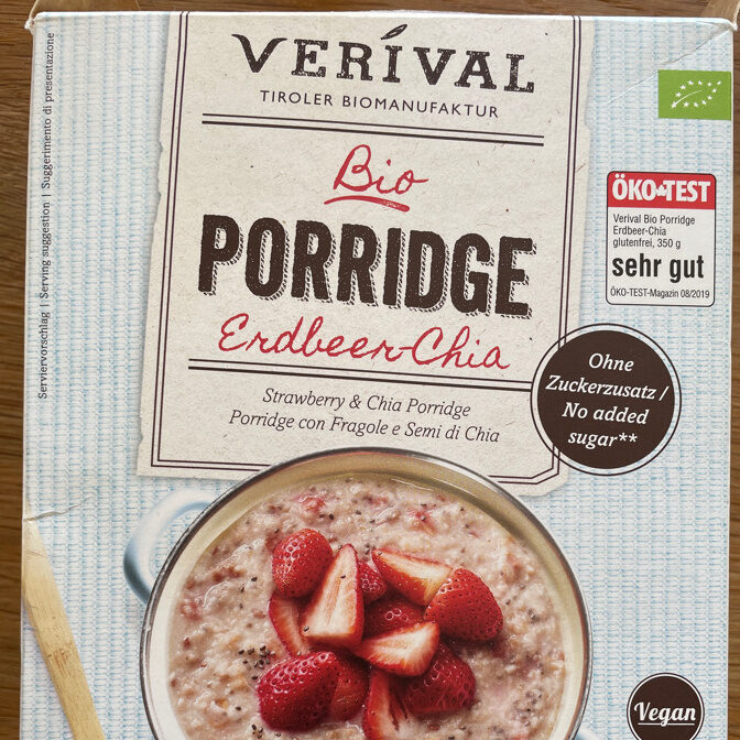 Porridge Erdbeer-Chia - Product - de