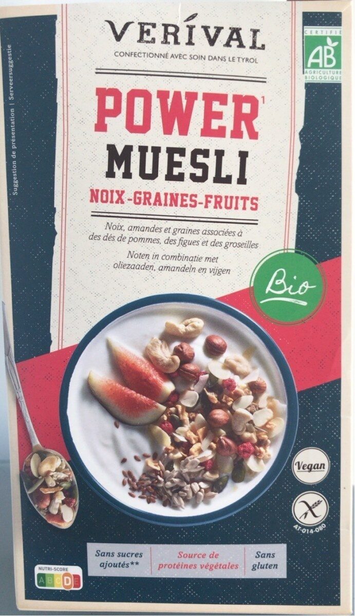 Power Muesli noix-graines-fruits - Produkt - fr