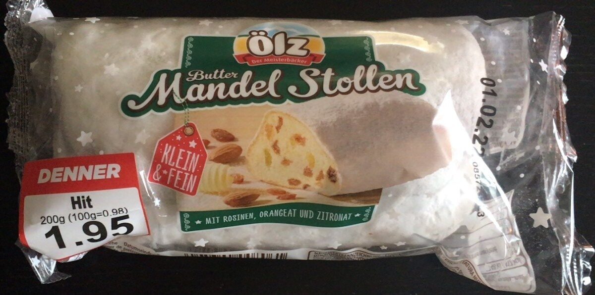 Butter Mandel Stollen - Prodotto - en