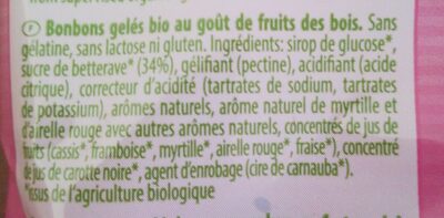 SOFT BERRIES - Ingredients - fr