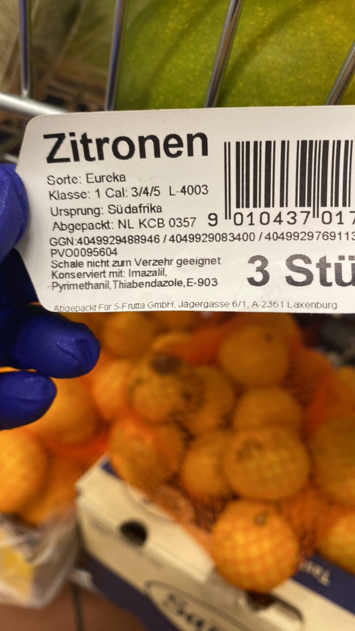 Zitronen - Ingredients - de