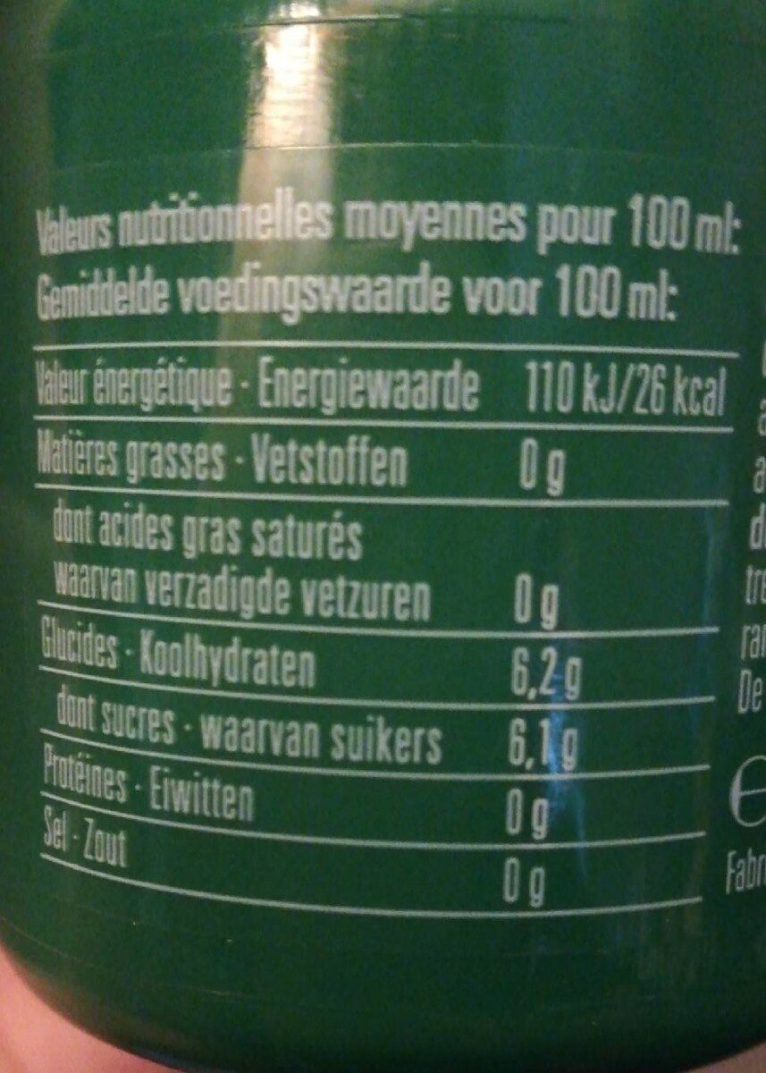 Twist and drink pastèque - Nutrition facts - fr