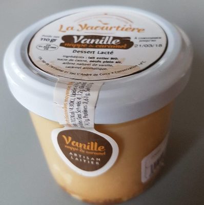 Dessert Lacté Vanille Nappé de Caramel - Product