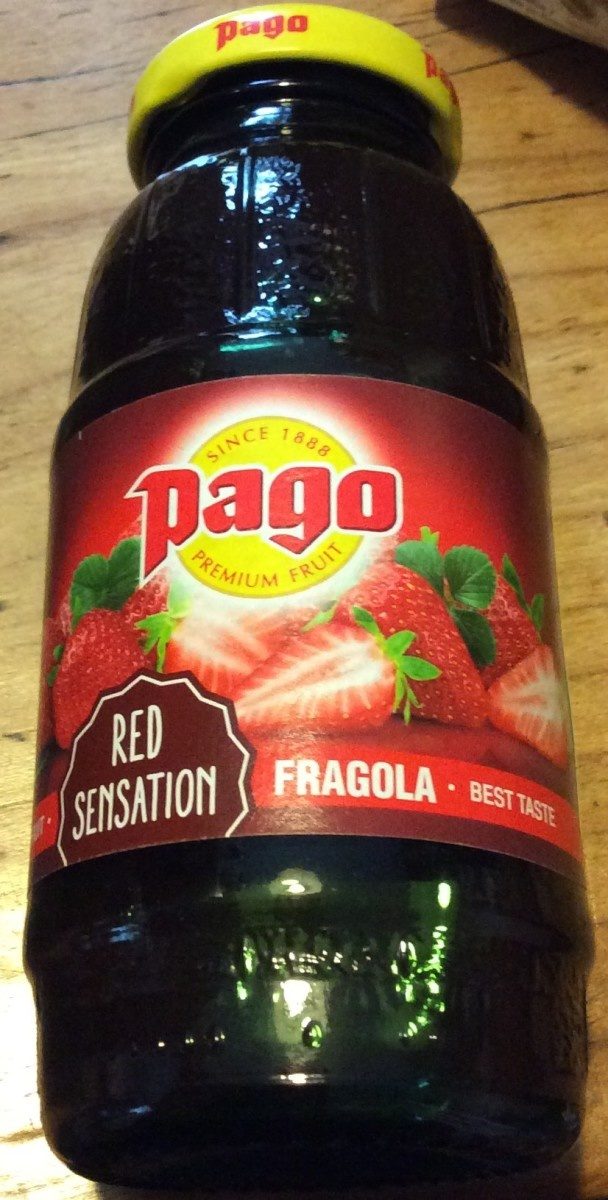 Pago - Fragola Erdbeere (saft) - Producto - fr