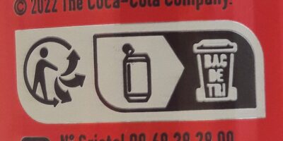 Coca-Cola sans sucres - Instruction de recyclage et/ou informations d'emballage