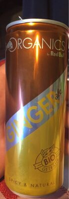 Red Bull Organics Ginger Ale - Produit