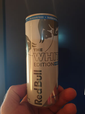 Red Bull, White Edition, Sugarfree - Produkt - en