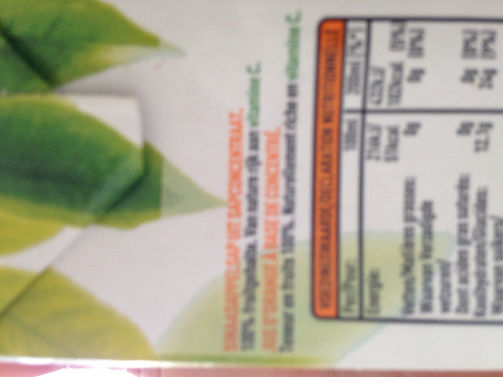 Minute Maid Orange Brik 20CL 4-pack - Ingrédients