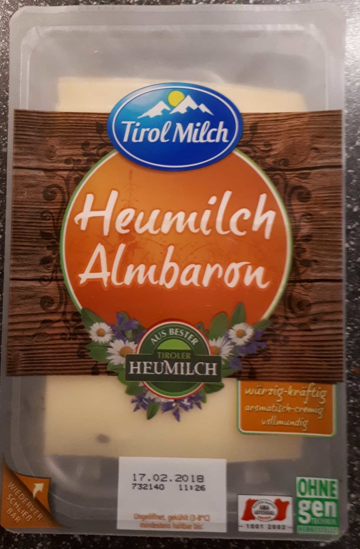 Heumilch Almbaron - Produkt
