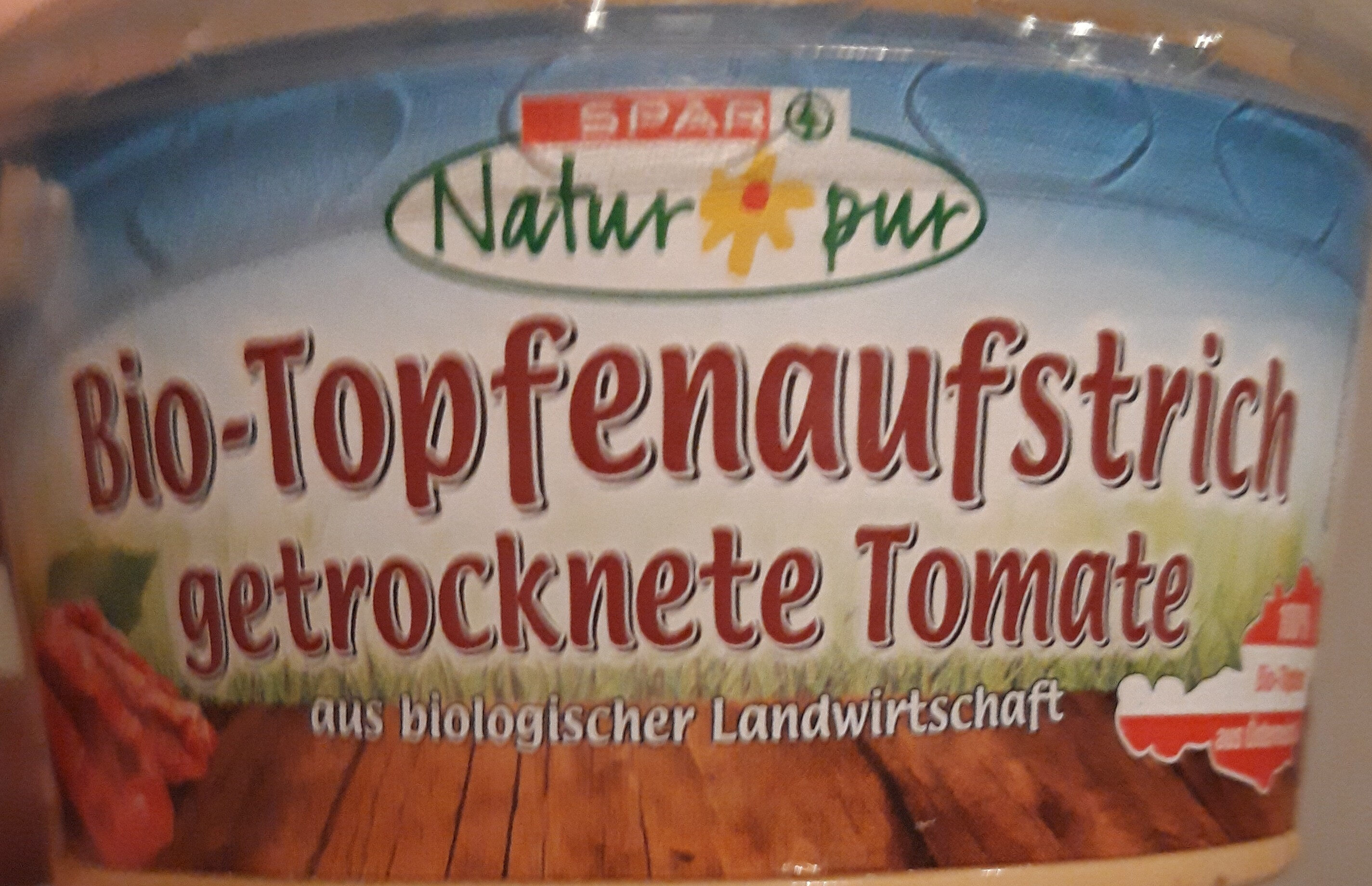 Bio-Topfenaufstrich getrocknete Tomate - Produkt