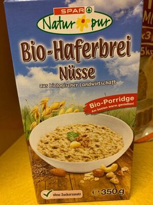 Bio-Haferbrei Nüsse - Produkt
