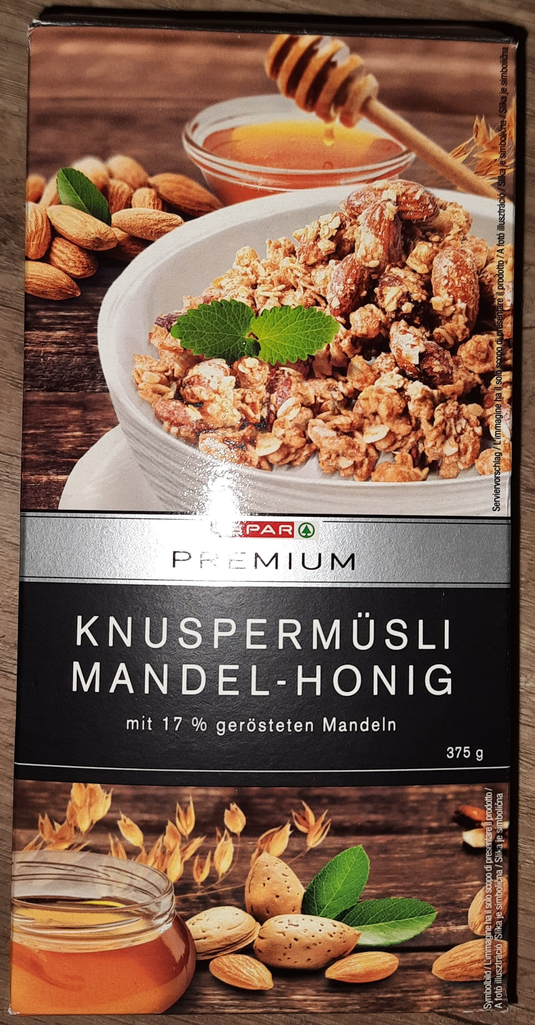 Knuspermüsli Mandel-Honig - Produkt
