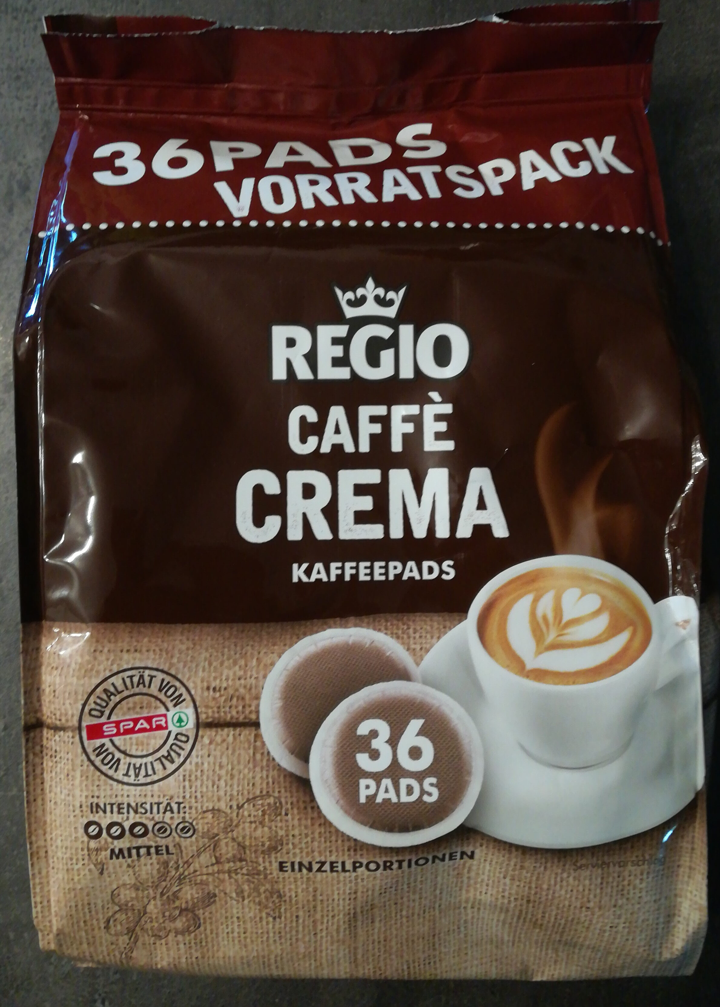 Caffè Crema Kaffeepads - Produkt