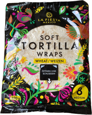 Comparez Soft Tortilla Wraps Weizen