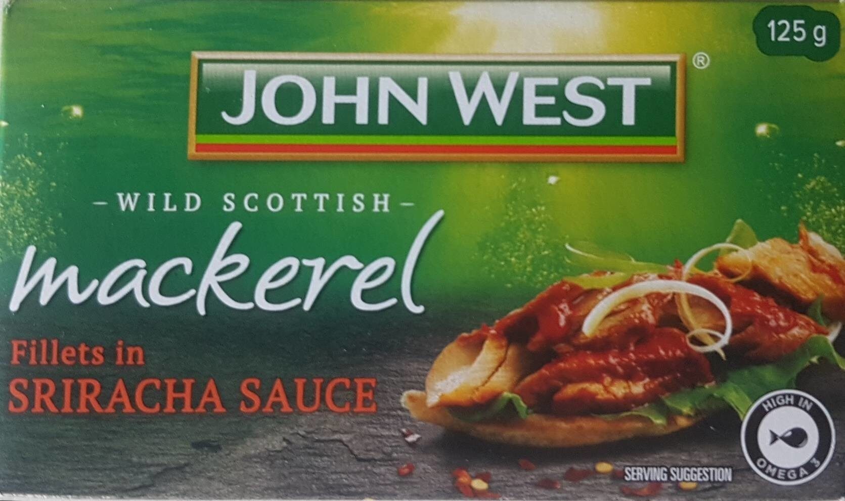 Mackerel Fillets in Sriracha Sause - Product