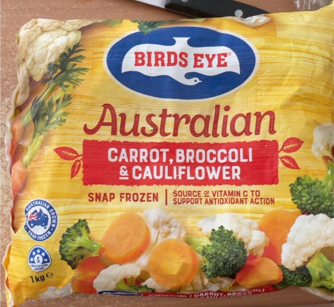Australian Carrot, Broccoli and Cauliflower - Product