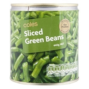 Coles Green Sliced Beans - Product