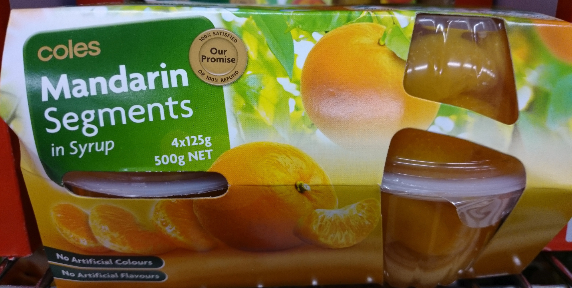 Coles Mandarin Segments in Syrup - Product