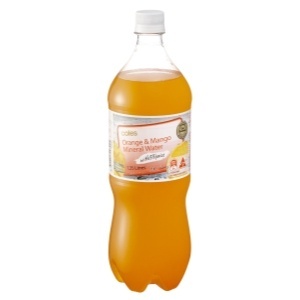 Coles Orange and Mango Mineral Water - Product