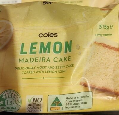 Lemon Madeira cake - Product