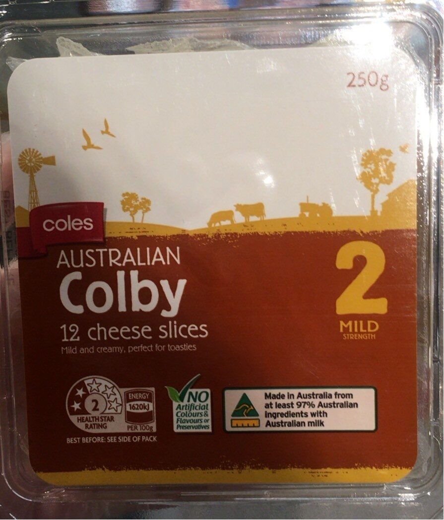 Australian Colby Cheese Slices - Produit - en