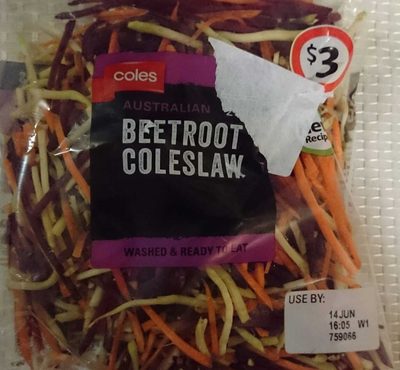 Coles Beetroot Coleslaw - Product