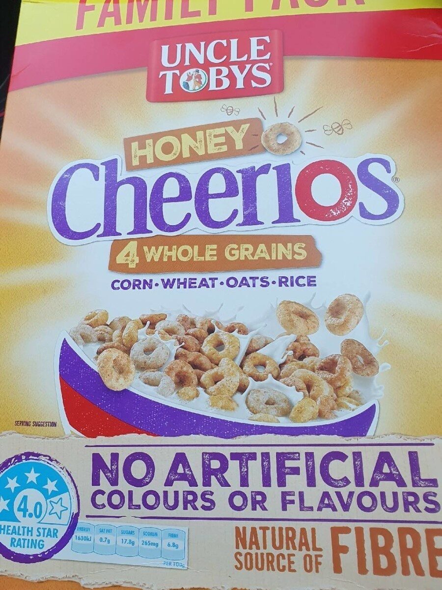 Uncle Toby Cheerios Hny / Oats - Product - fr