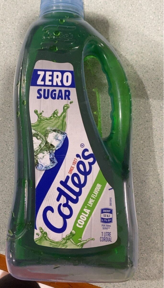 Zero sugar lime cordial - Product