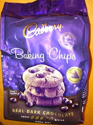 dark chocolate baking chips - Product