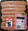 Australian Pork - 8 Aussie Pork Sausages - Product