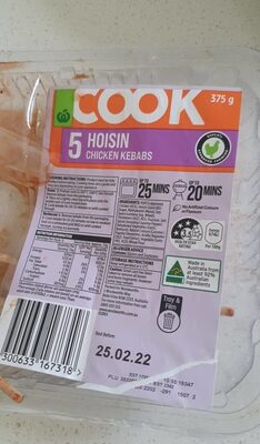 5 hoisin chicken kebabs - Product