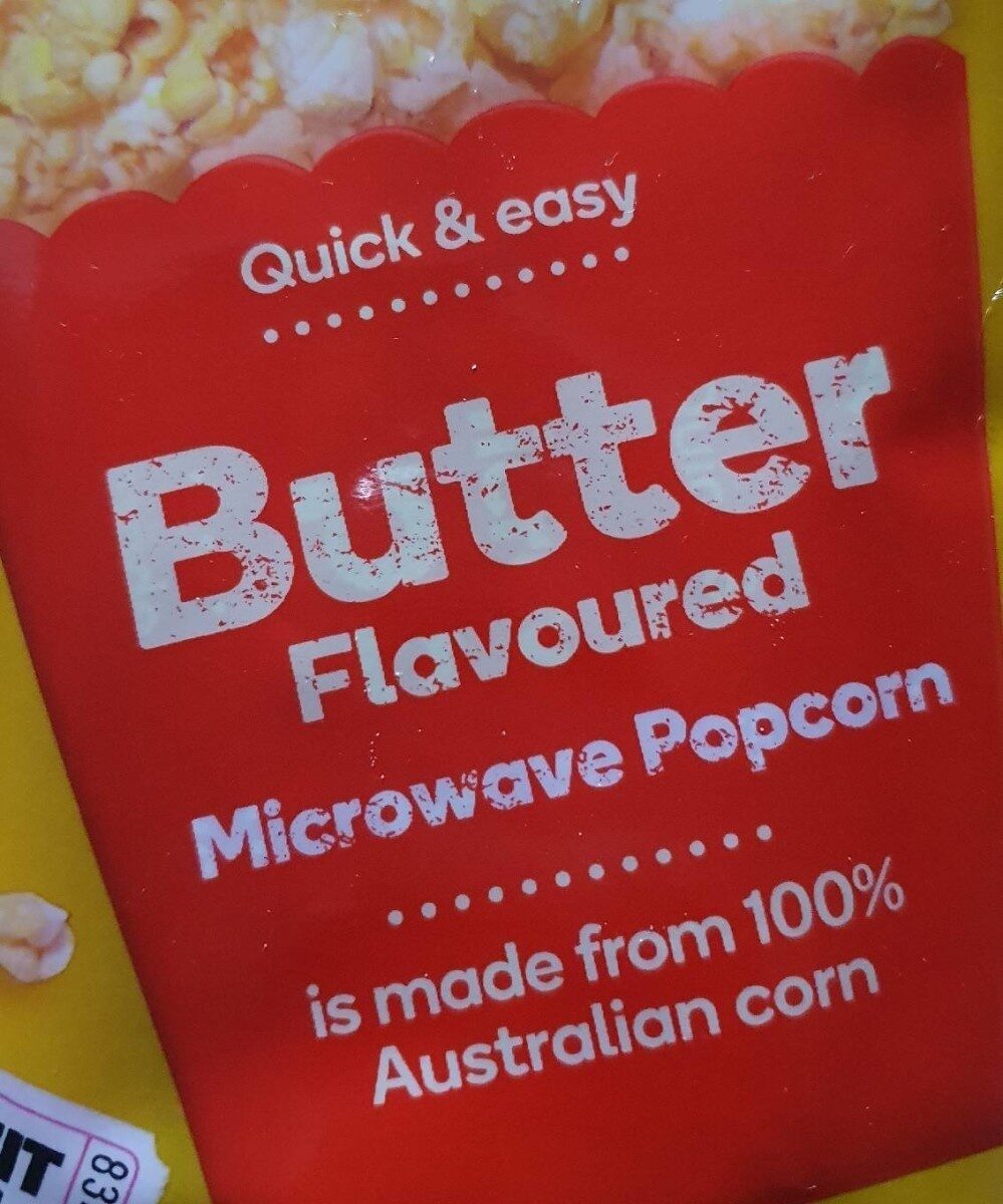 Butter flavour popcorn - Product