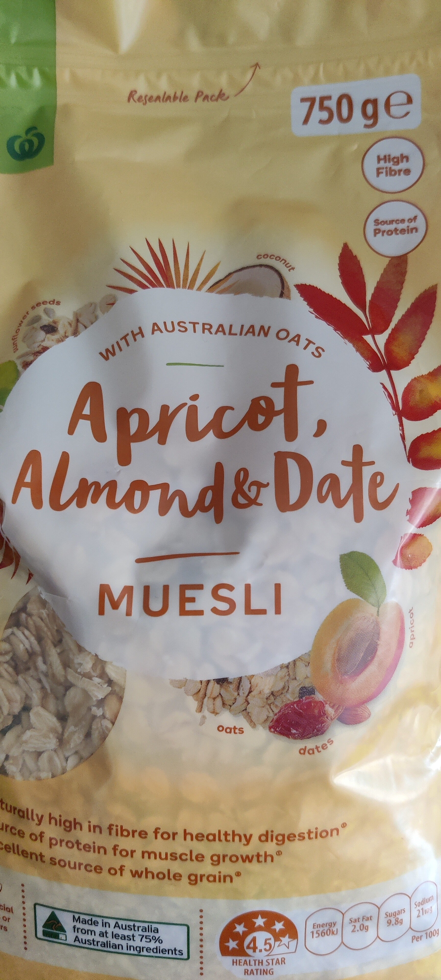 Apricot, Almond & Date Muesli - 产品 - en