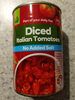 Diced Italian Tomatoes No Added Salt - Product