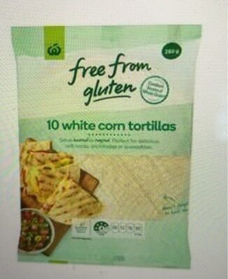 Free from gluten white corn tortillas - Product