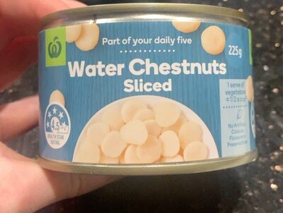 Calories in Water Chesnuts Sliced