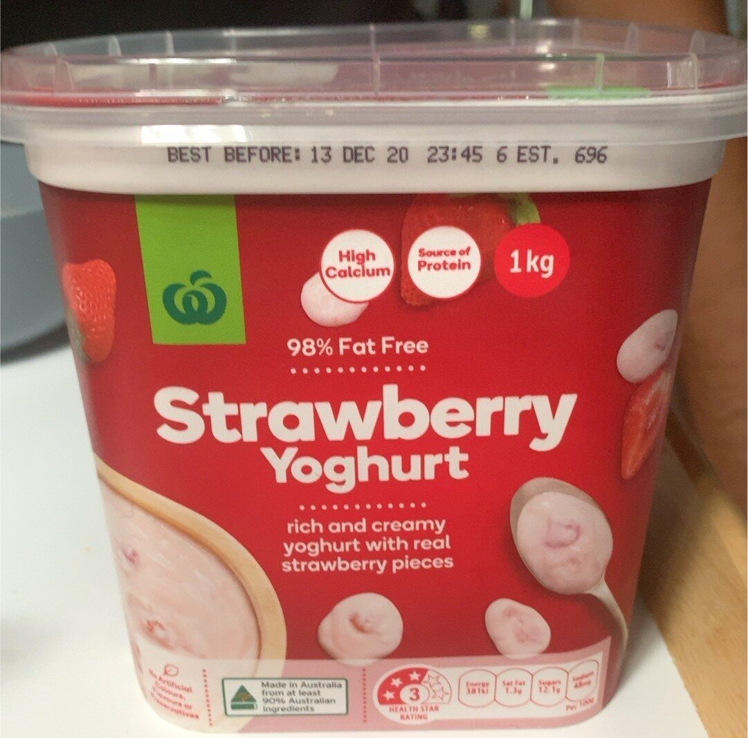 Strawberry yoghurt 98% fat free - Prodotto - en