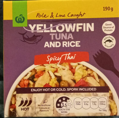 Yellowfin Tuna & Rice: Spicy Thai - Product