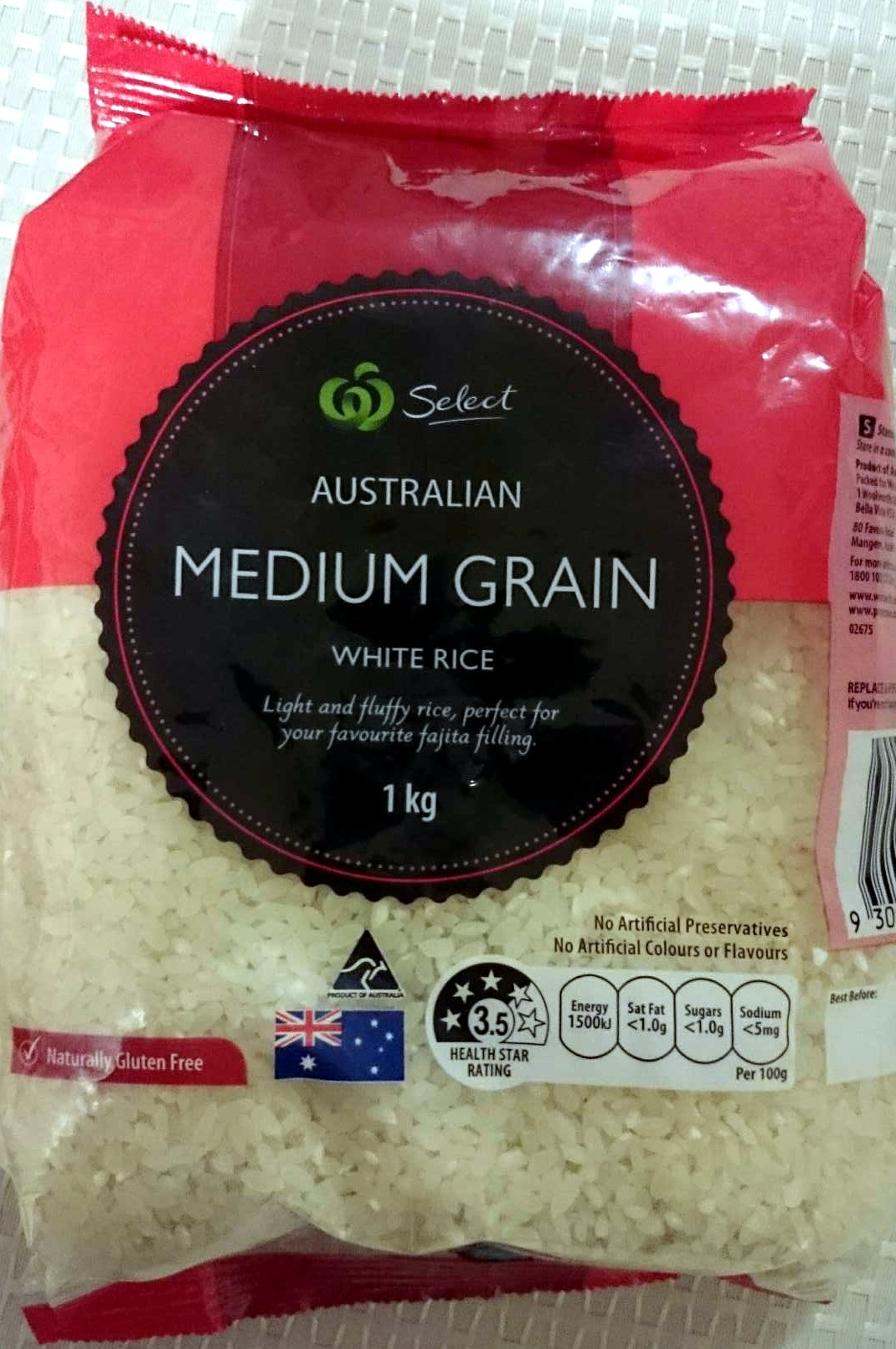 Australian Medium Grain White Rice - Product