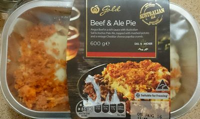 Beef and Ale Pie - Product