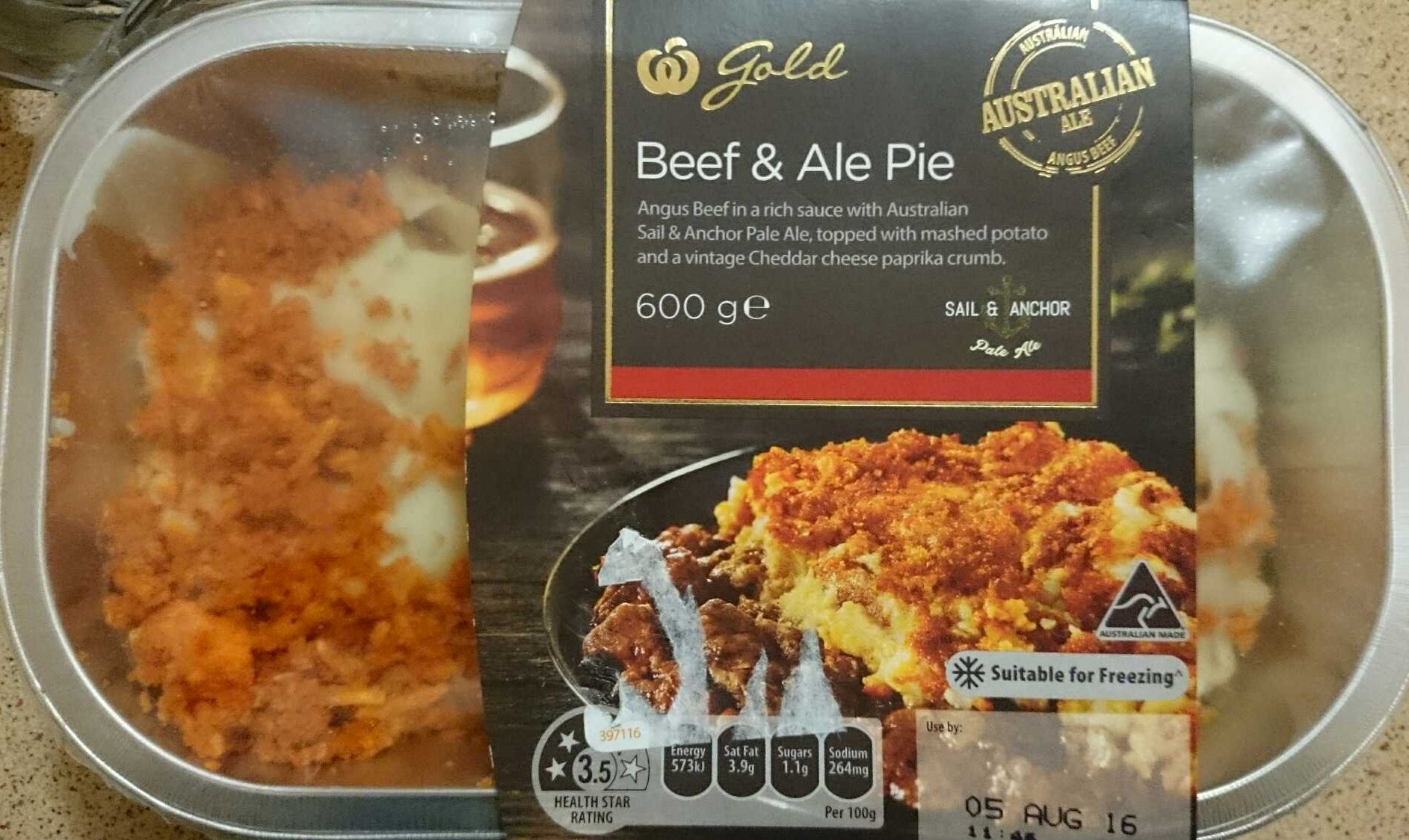 Beef and Ale Pie - Product
