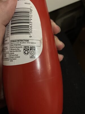 Tomato Sauce - Recycling instructions and/or packaging information