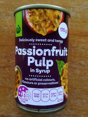 Passionfruit pulp in syrup - Product