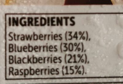 Fozen Berries - Ingredients